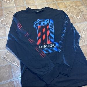 Harley-Davidson Black Long Sleeve Shirt
 - Size M